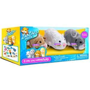  Zhu Zhu Pet 3 Pack (Hamsters Will Vary)   Collection 2 