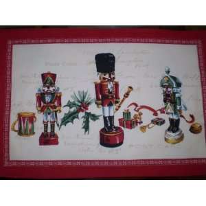 Zina Vasi Dillards Placemats Nutcracker NEW Set/6  