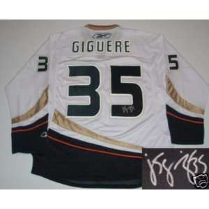  Jean Sebastien Giguere Signed Anaheim Ducks Rbk Jersey 