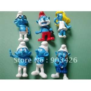  2011 fashion toy the smurfs figure model pvc figure toy 