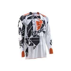  Thor Motocross Core LE Transmit Jersey   X Large/White 