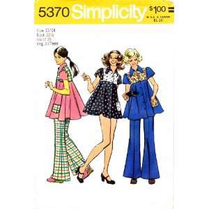  Simplicity 5370 Vintage Sewing Pattern Short Dress Bikini 
