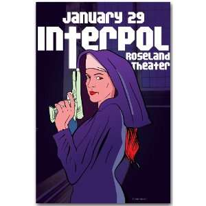  Interpol Poster   C Concert Flyer