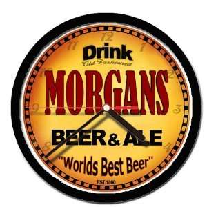  MORGANS beer and ale cerveza wall clock 