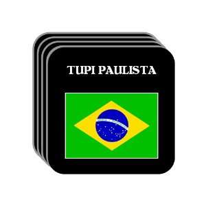  Brazil   TUPI PAULISTA Set of 4 Mini Mousepad Coasters 