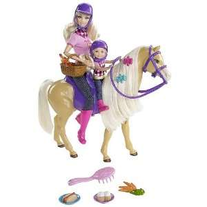  Barbie & Chelsea Ride with Tawny Set Toys & Games