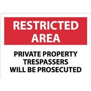 SIGNS PRIVATE PROPERTY TRESPASSERS