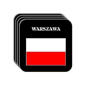  Poland   WARSZAWA Set of 4 Mini Mousepad Coasters 