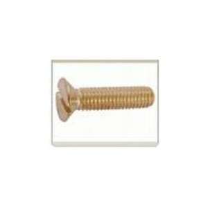 Miniature Brass Screws Slotted Flat Head 000 120 ASTM B16  
