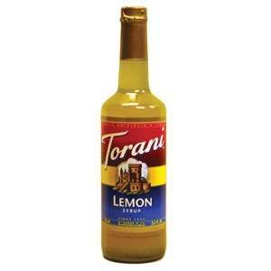 TORANI LEMON, CS 12/750ML, 03 0093 (TORANI) R TORRE AND CO TORANI 