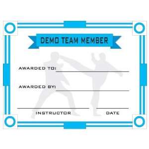  Demo Team Member Certificate