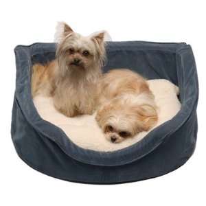 Everest Pet 0106 Blue Hearth Dog Bed with Removable Cushion in Blue