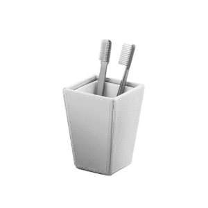  Gedy 1510 Square Faux Leather Toothbrush Holder 1510