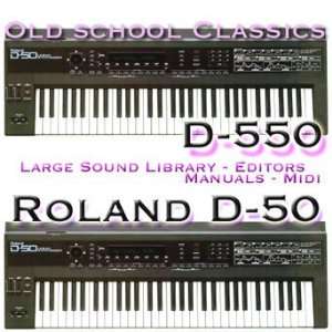    ROLAND D 50/550 Huge Sound Library & Editors 