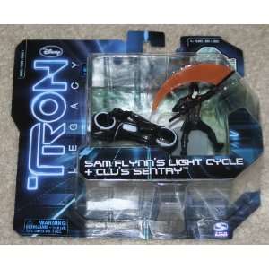   Figure 2Pack Sam Flynns Light Cycle Clus Sentry Toys & Games