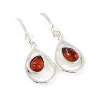  Silver loops Inspiration amber. Jewelry