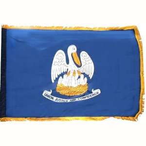 10 Feet Louisiana Nylon   outdoor State Flags Made in US.