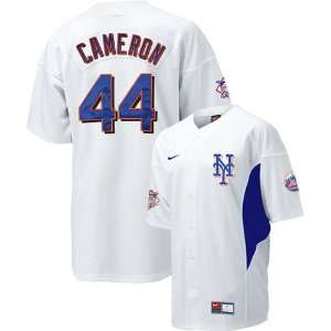  York Mets #44 Mike Cameron White Walk off Jersey