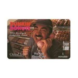  Collectible Phone Card 5m Dunkin Donuts (1995 Beanpot 