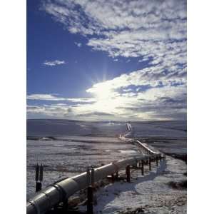  Trans Alaska Pipeline in Winter, North Slope of the Brooks 