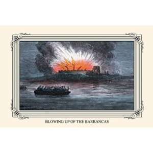  Blowing Up the Barrancas   Poster by Devereux (18x12 