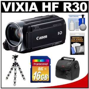 Canon Vixia HF R30 Flash Memory 1080p HD Digital Video Camcorder with 