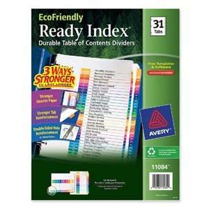  Avery Ready Index Table of Contents Divider AVE11084 
