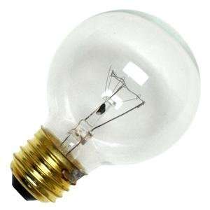 Bulbrite 25G19CL 25W G19 Globe 120V Medium Base Light Bulb, Clear