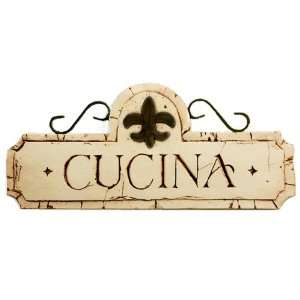  Cucina sign for Tuscan and Italian kitchen decor