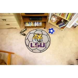  Tigers 29 Diameter Soccer Ball Shaped Area Rug