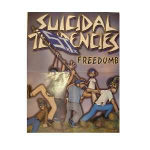   Suicidal Tendencies Poster Freedumb Freedom Free Dumb 