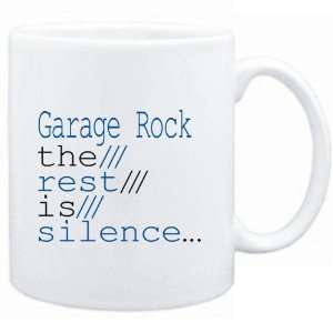  Mug White  Garage Rock the rest is silence  Music 