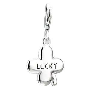  Amore Lavita(tm) lucky Clover Sterling Silver Clasp 
