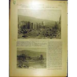  1902 St. Pierre Martinique Eruption Ruins Victims
