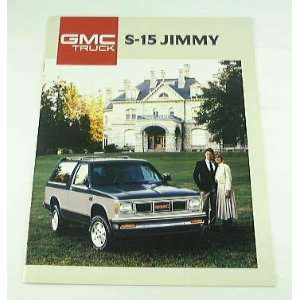  1988 88 GMC S 15 JIMMY TRUCK BROCHURE Sierra Gypsy 