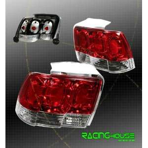  Ford Mustang Tail Lights Red Clear Altezza Taillights 1999 