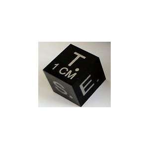 1cm Black Polished Scale Cube  Industrial & Scientific
