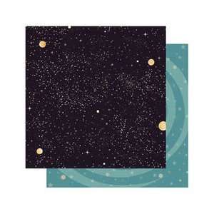  Space Age Glittered Double Sided Cardstock 12X12 Galaxy 