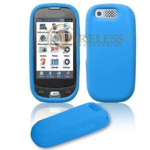  Light Blue Transparent Silicone Skin Cover Case Cell Phone 