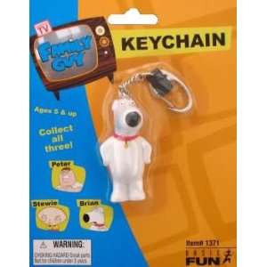  Family Guy Brian Figural Keychain by Basic Fun Office 