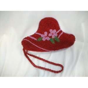  Red Hat Society Beaded Change Purse 