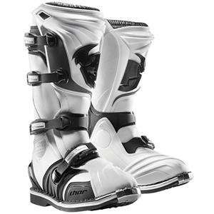  Thor Motocross Quadrant Boots   7/White Automotive