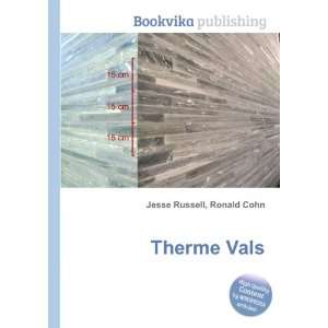  Therme Vals Ronald Cohn Jesse Russell Books