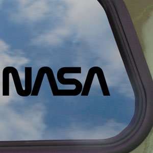  Nasa Black Decal Space Symbol Sci Fi UFO Window Sticker 