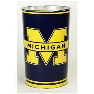  NCAA Michigan Wolverines Wastebasket