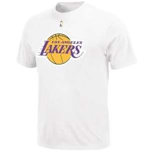  Los Angeles Lakers NBA Primary Logo T Shirt (White 