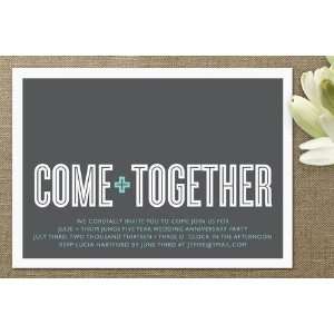  Come Together Anniversary Party Invitations Cards Health 
