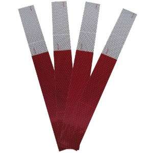   B286RW Red Reflective Conspicuity Tape(4 strips) 1 each Automotive