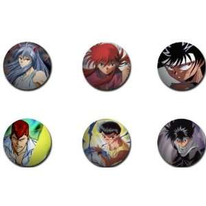   YuYu Hakusho Pinback Buttons 1.25 Pins / Badges Yu Yu Everything