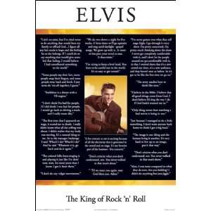   Presley (In Their Words, Quotes) Music Poster Print